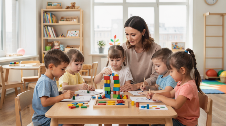 Развивающие занятия для детей 4–7 лет: программа центра «Ладья» по шагам